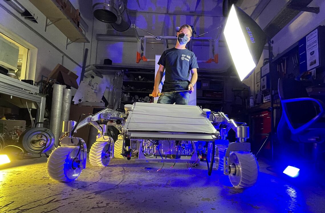 Der Rover des WARR Exploration Teams. Bild: LinkedIn / WARR